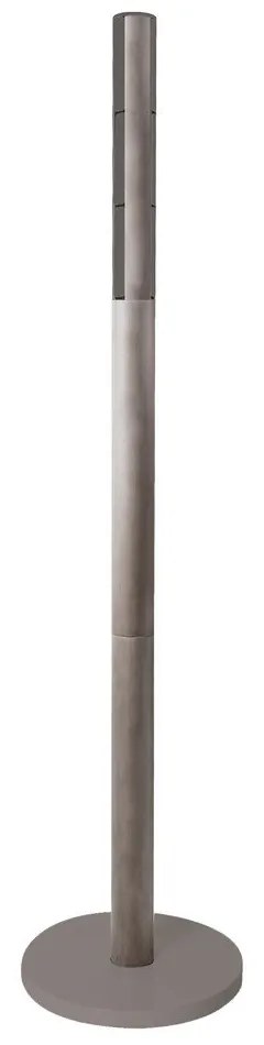 Cuier gri din lemn de arbore de cauciuc Flapper – Umbra