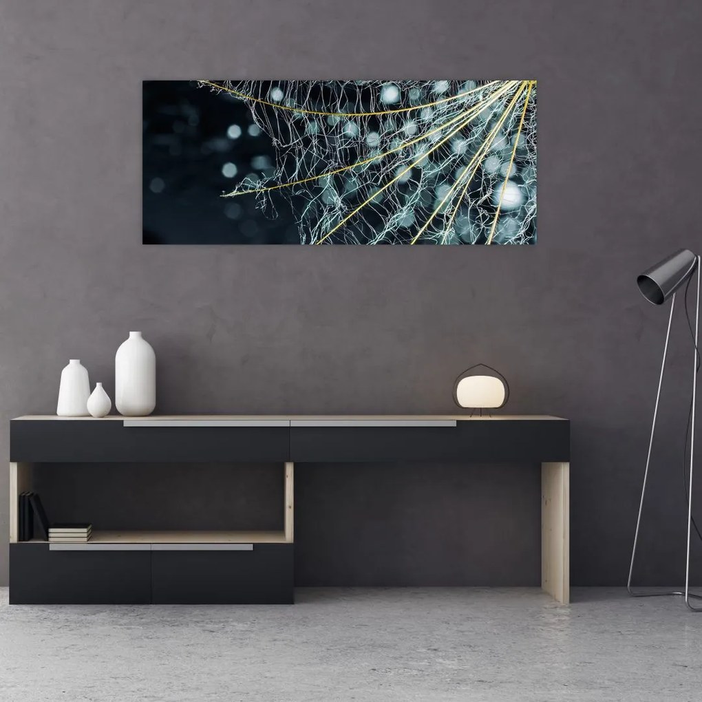 Tablou - Floare cu pânză de pâianjen (120x50 cm)