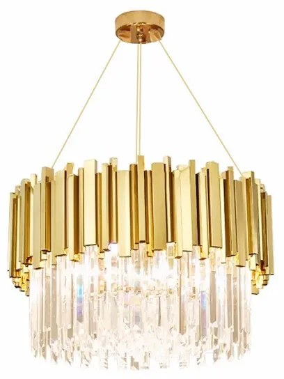 Candelabru Cristal, Elit's, GOLD, 50 cm
