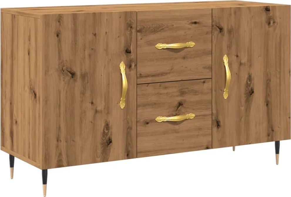 vidaXL Dulap, stejar artizanal, 100x36x60 cm, lemn prelucrat