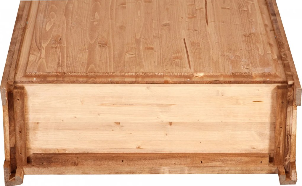 Vitrina mica, L68 25 H98 cm, natur antic, lemn masiv