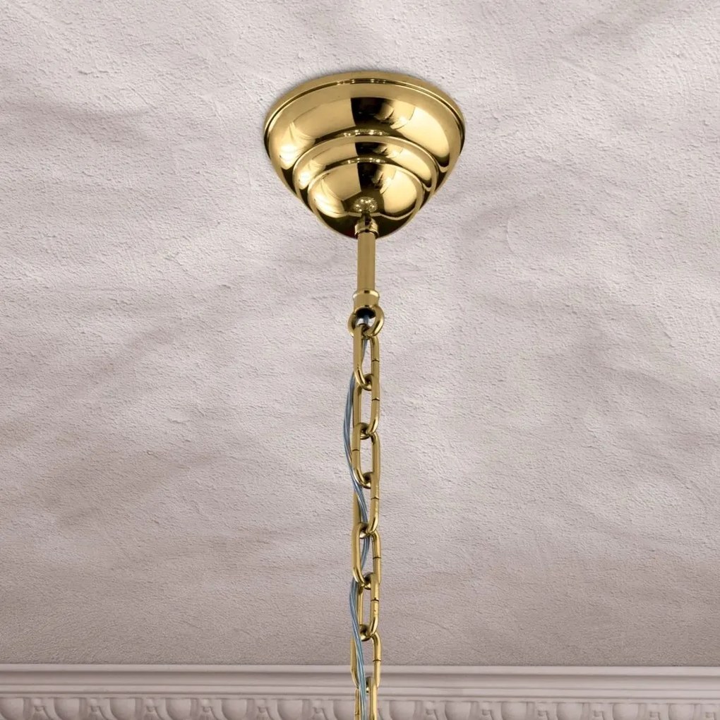 Lustra cristal Asfour, KRISTALL KLASSISCH auriu 55cm