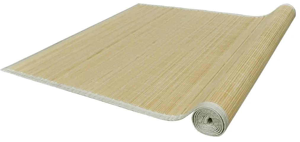 Carpeta dreptunghiulara din bambus natural, 120 x 180 cm Bej, 120 x 180 cm