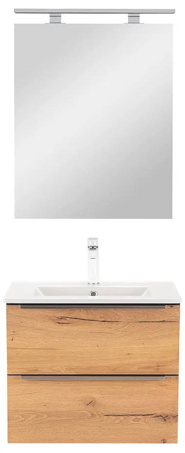 Mobilier complet de baie Vario Trim 60 antracit-stejar