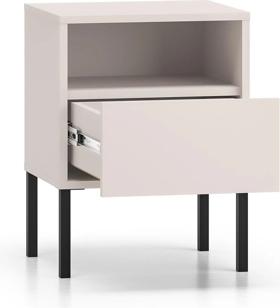 Noptieră cu sertar Harmona 40 cm - cașmir