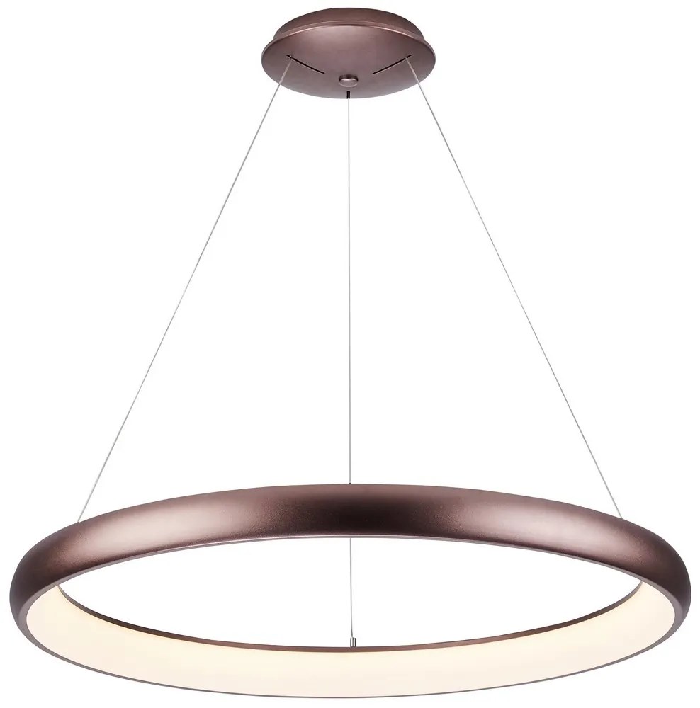 Lustră LED dimabilă pe cablu ANTONIO LED/80W/230V maro Azzardo AZ5065 + telecomandă
