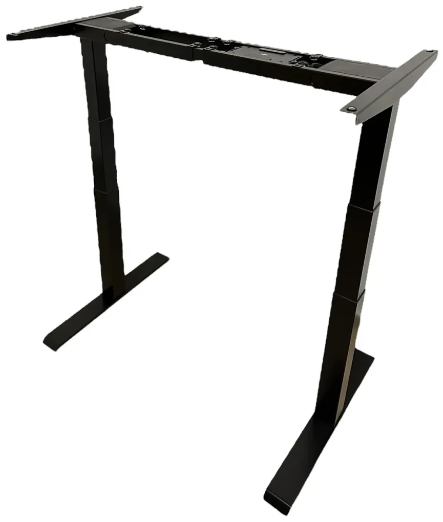 Birou reglabil electric TerrA6-NEW 2024- 3 TREPTE de inaltime (Culoare profil: Negru, Dimensiune blat: 120x60 cm, Culoare blat: Stejar negru 18mm)