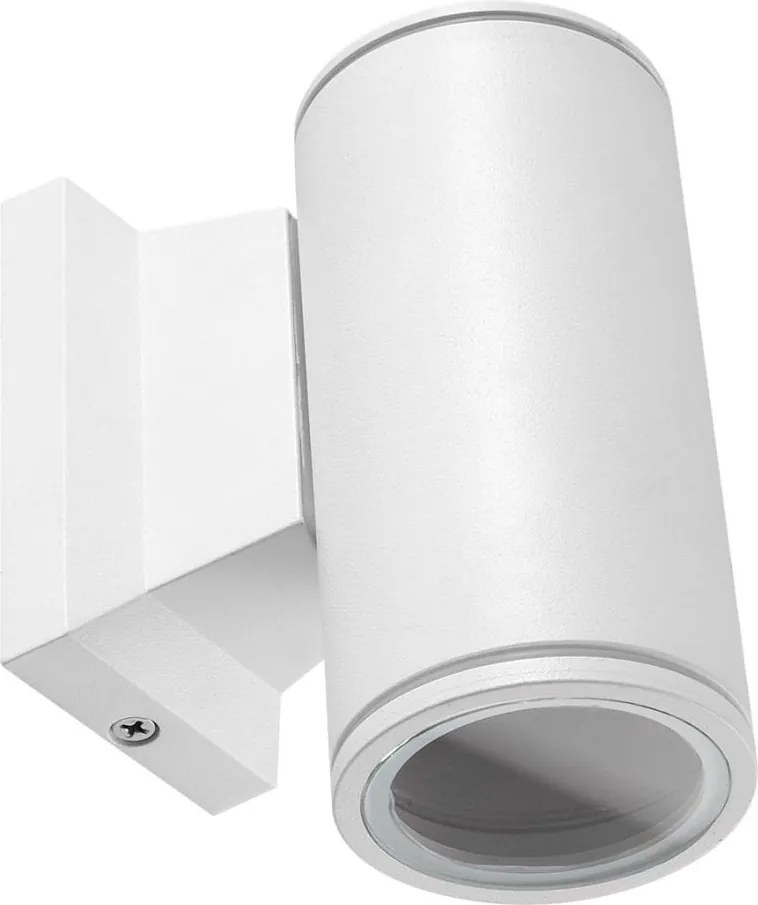 Aigostar - Corp de iluminat de perete pentru exterior 1xGU10/230V IP65 alb rotund