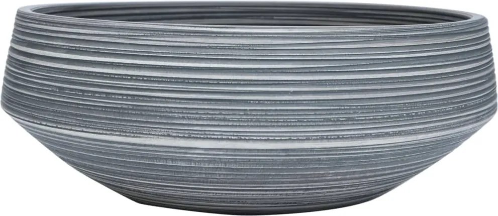 vidaXL Lavoar de blat, gri, rotund, Φ41x14 cm, ceramică