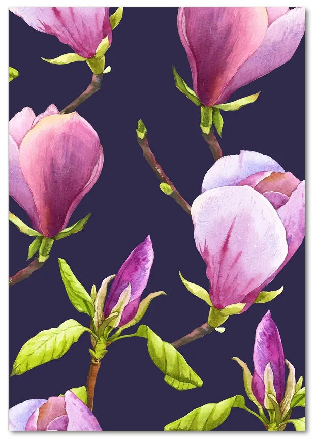 Tablou pe pe sticlă Magnolie