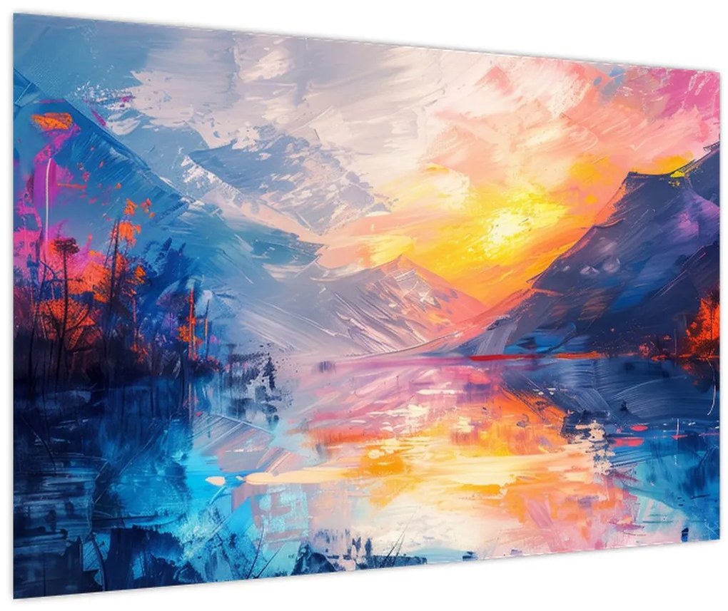 Tablou - Pictura peisajului (90x60 cm)