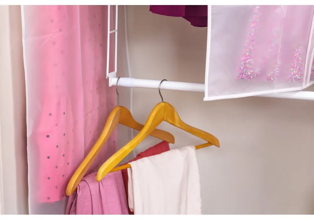 Set 2 scări și tijă extensibilă pentru haine Compactor