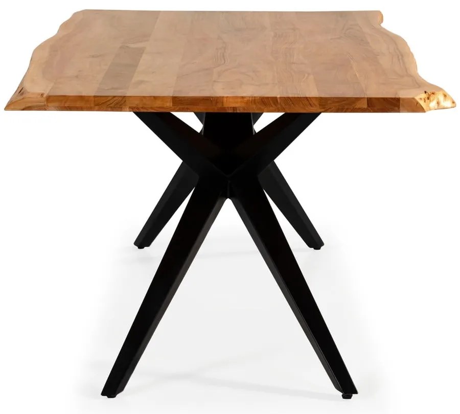 Masă de dining cu blat din lemn de acacia 100x200 cm Mudri – MOME