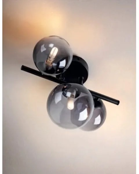 Lustră aplicată Redo 01-3988 ASTRA 3xG9/8W/230V negru