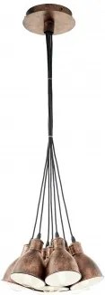 Lustra vintage 7 becuri E27 PRIDDY 1 49494 Eglo