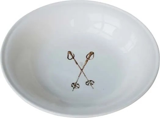 Farfurie adanca, din portelan, D20.5cm, Poles
