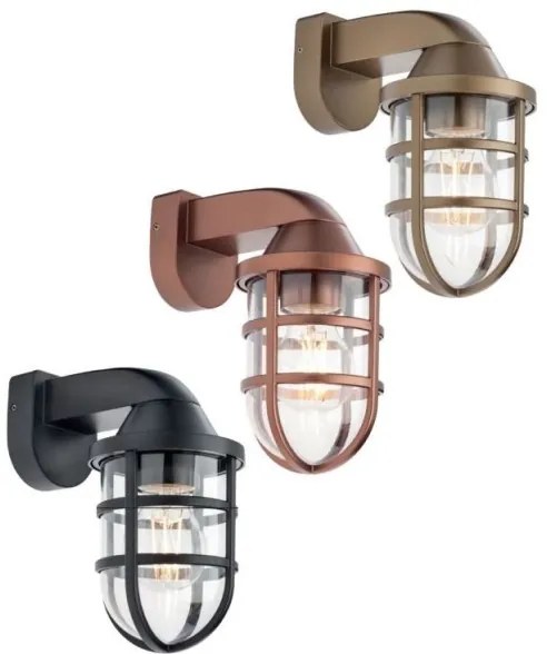 Aplică de exterior CAGE 1xE27/28W/230V IP44 cupru Redo 90206