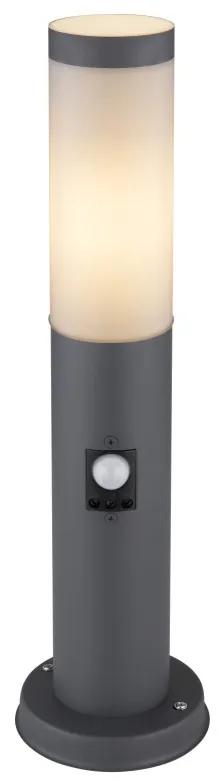 Stalp, lampa pentru exterior design modern cu senzor de miscare, IP44 BOSTON antracit 3158AS GL