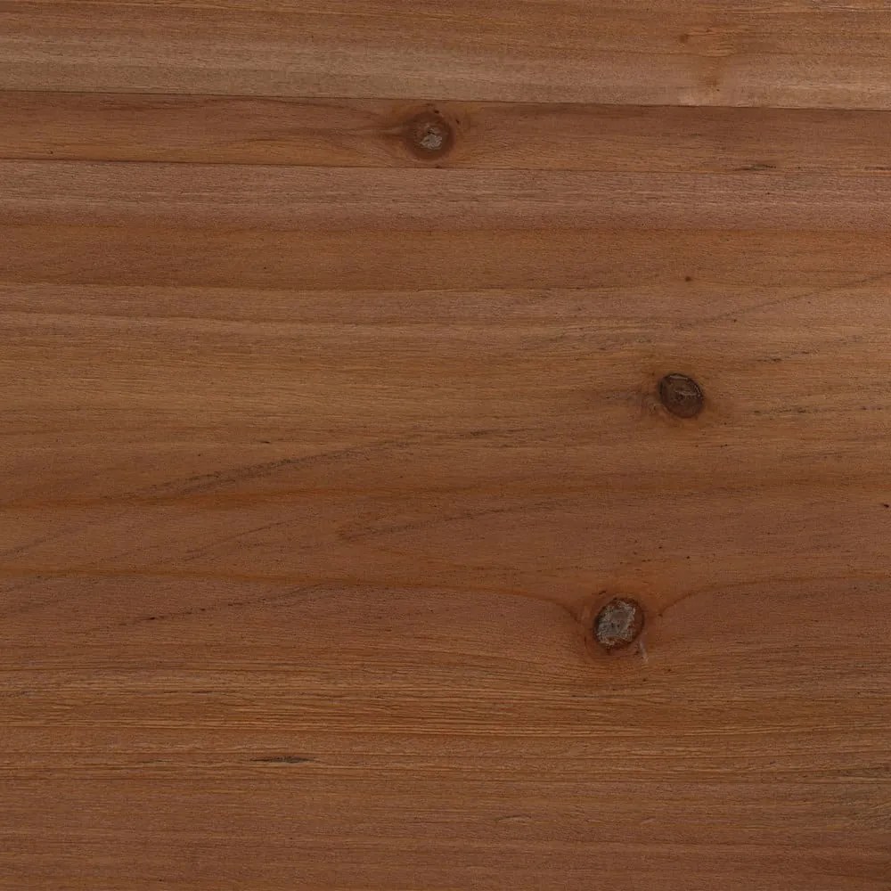 Comodă albastră joasă din lemn de brad 115x90 cm Shabby – Ixia