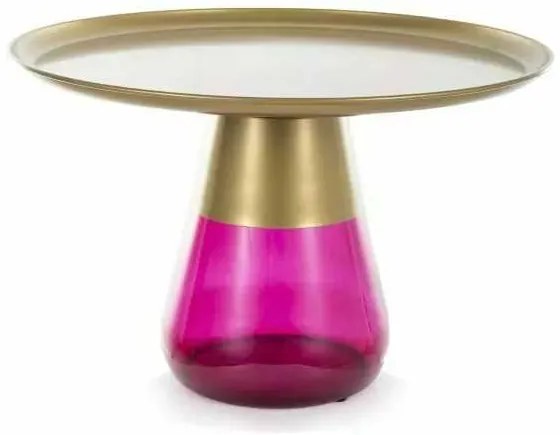 Măsuță de cafea Carini II B, auriu / violet