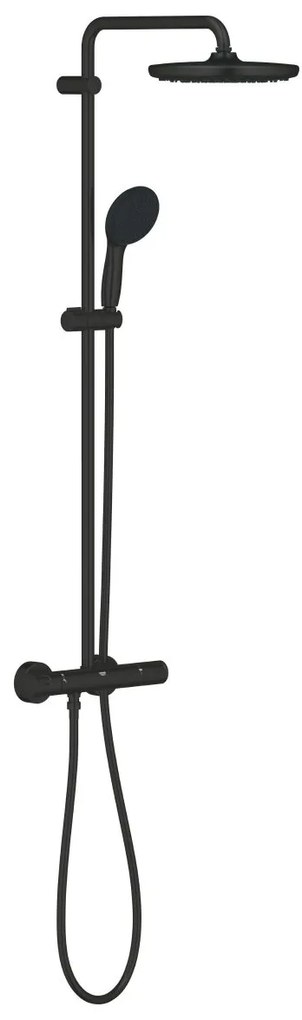 Grohe Vitalio Start System set de dus perete cu termostat da negru 266772431