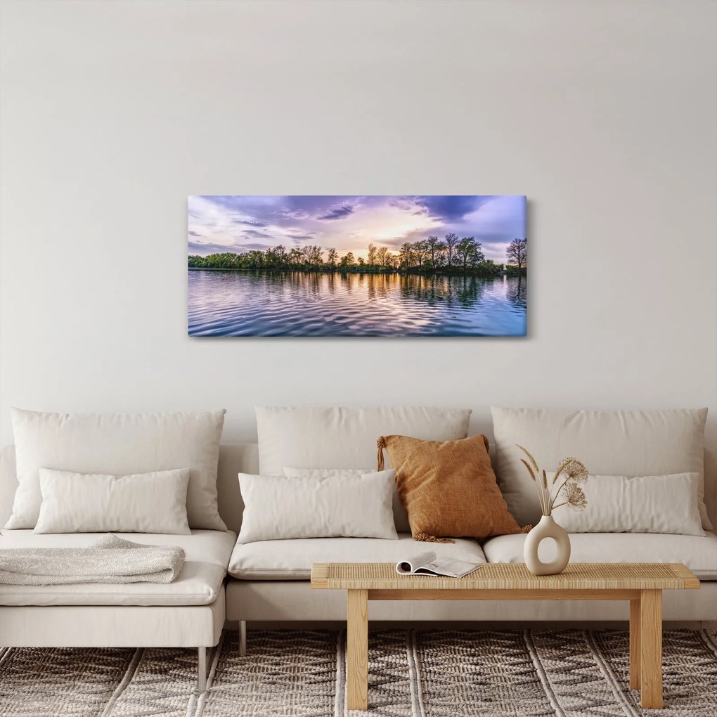 Tablou cu lac (120x50 cm)