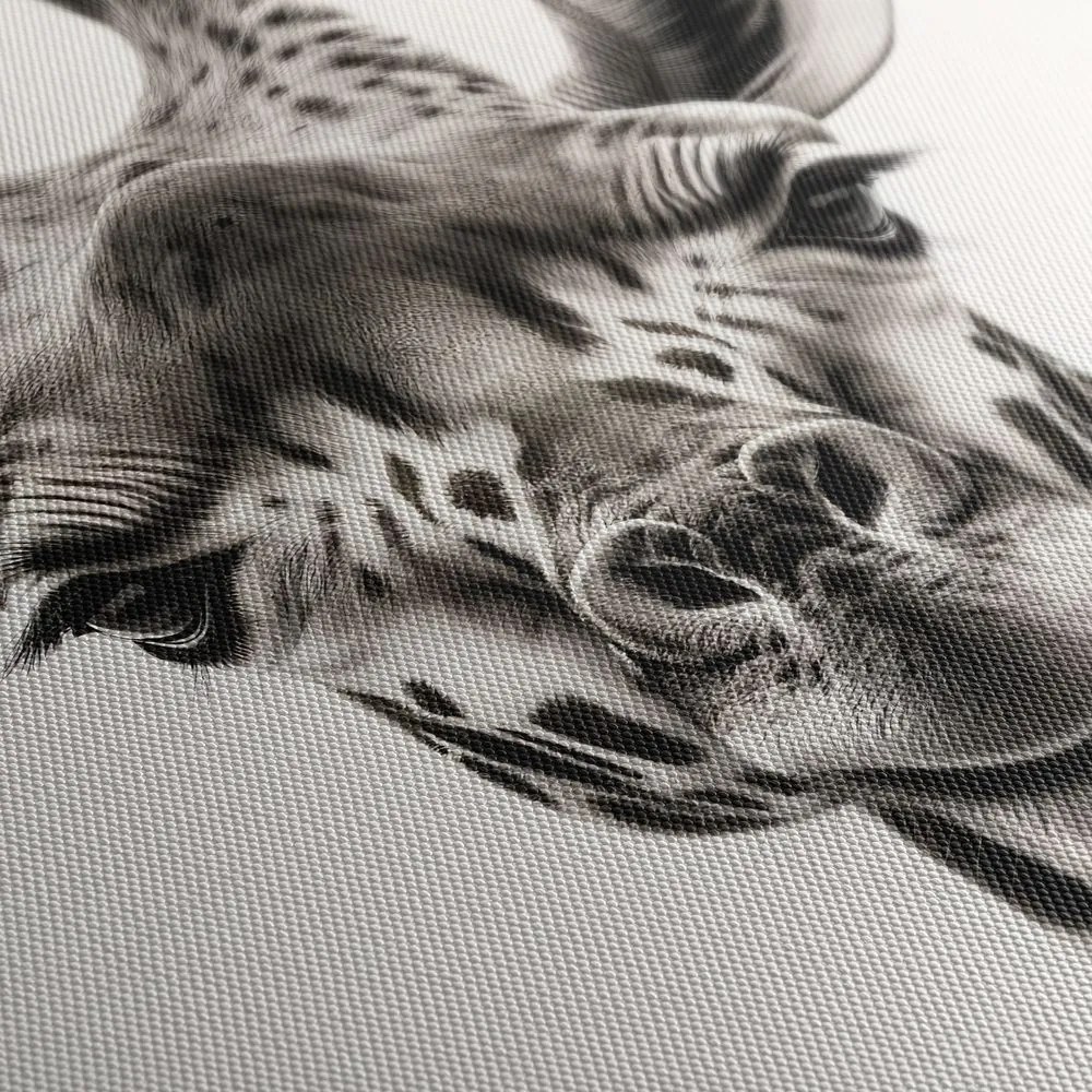 Tablou portret girafă
