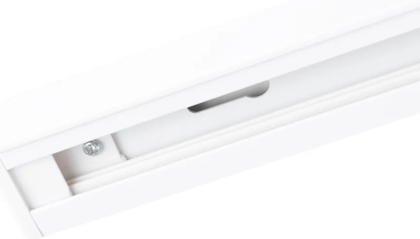 Sistem de iluminat pe șină modern cu 4 spoturi alb, monofazat - Iconic Yade