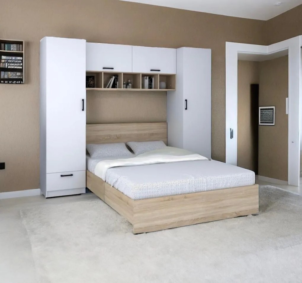 Set Dormitor Alb-Sonoma