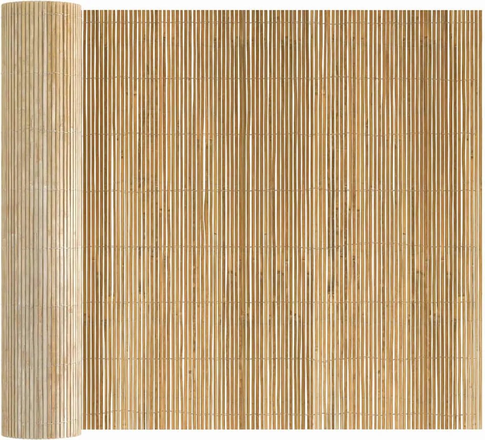 vidaXL Gard din bambus natural 400 x 125 cm Bambus