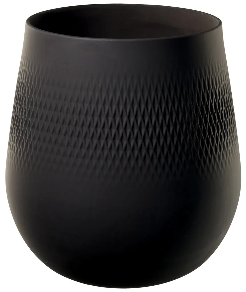Vaza Carré, iapa, colectia Manufacture Collier noir - Villeroy & Boch