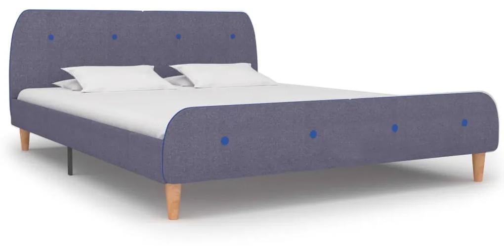 280925 vidaXL Cadru de pat, gri deschis, 180 x 200 cm, material textil