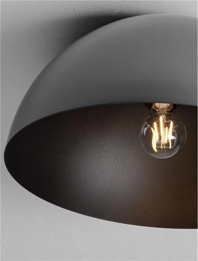 Lustra aplicata design decorativ GEA negru D-40cm