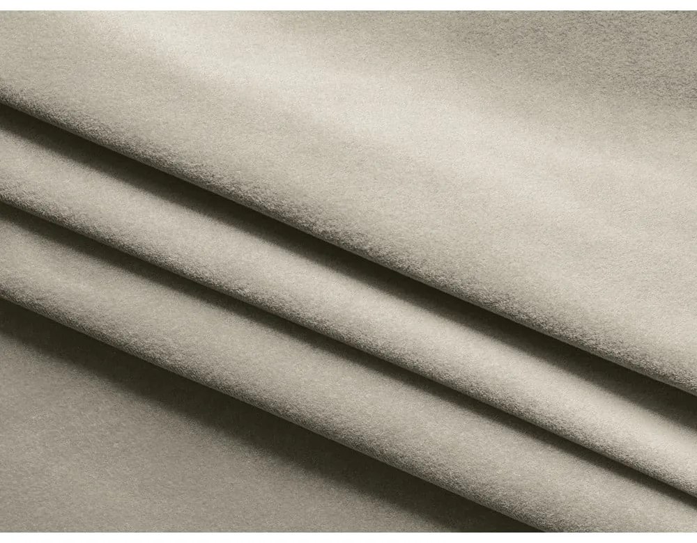 Pat matrimonial crem tapițat cu spațiu de depozitare cu somieră 180x200 cm Kiana – Makamii