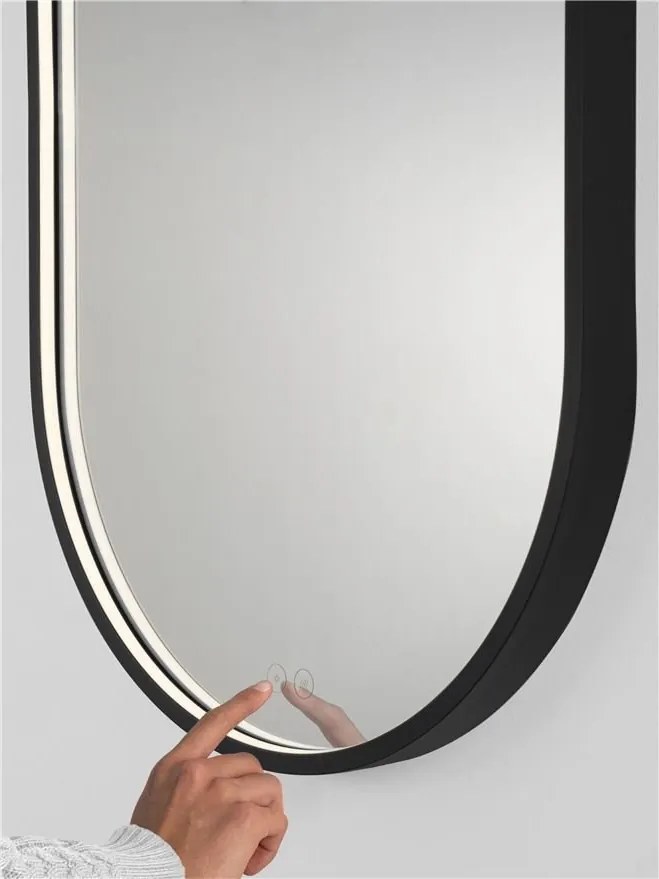 Oglinda cu iluminat LED pentru baie IP44 ZELVA 50x80cm