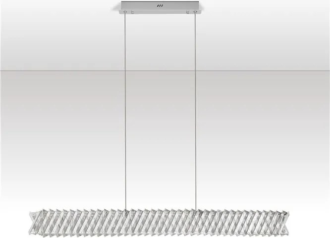 Lustra suspendata LED, cristale sticla ARIETTA