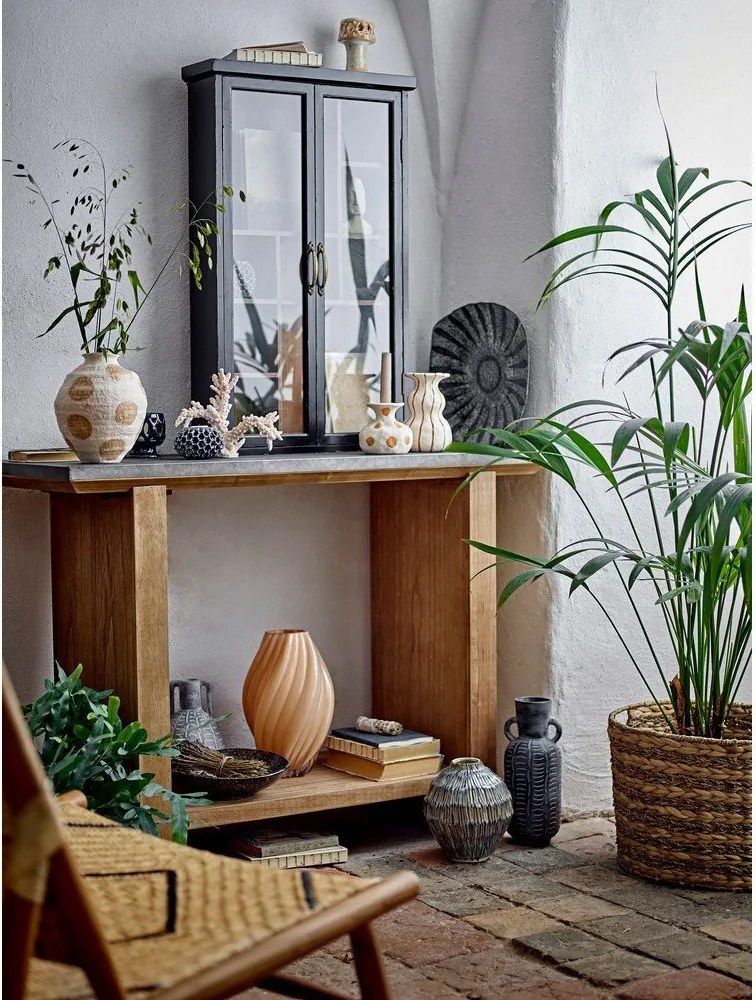 Vază portocalie din sticlă (înălțime 30 cm) Kanji – Bloomingville