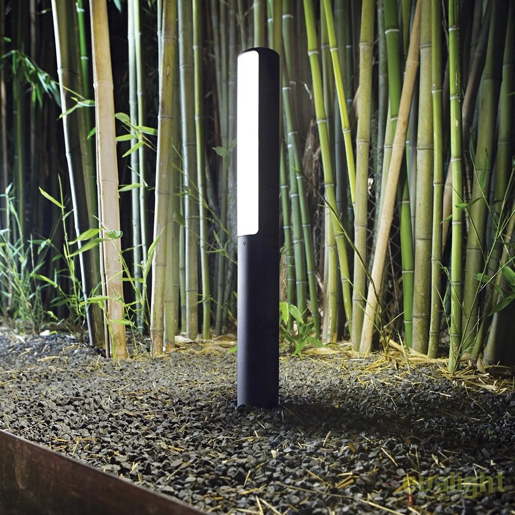 Stalp LED iluminat exterior design modern ETERE PT ANTRACITE 4000K 172439