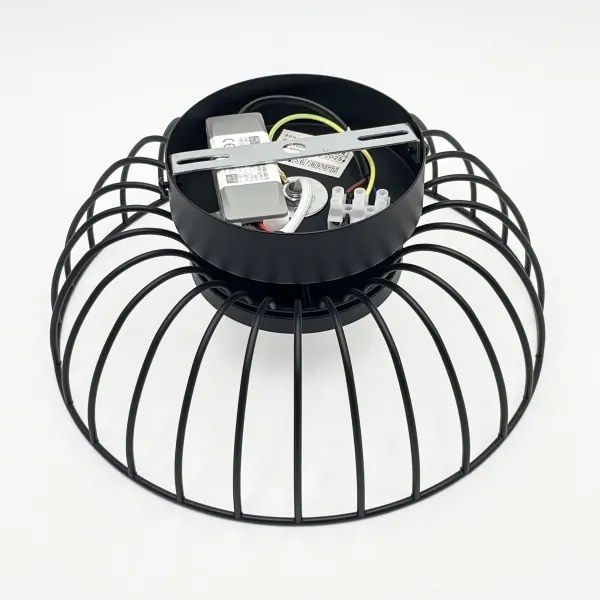 Plafonieră LED BETSY, 12 W, 230 V, Ø 25 cm, negru