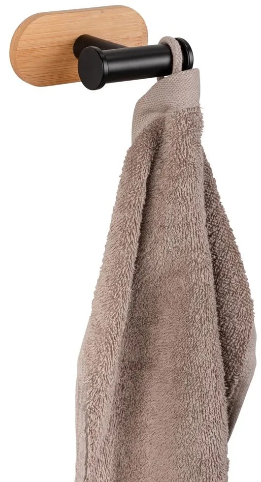 Cuier de perete Wenko Orea, negru-natural