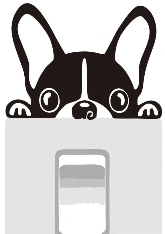 Sticker intrerupator Bulldog