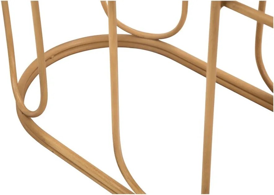 Masă consolă în culoare naturală din ratan 32x110 cm Samui – Mauro Ferretti