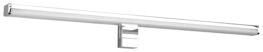 Aplică de perete argintiu-lucios LED (lungime 60 cm) Lino – Trio