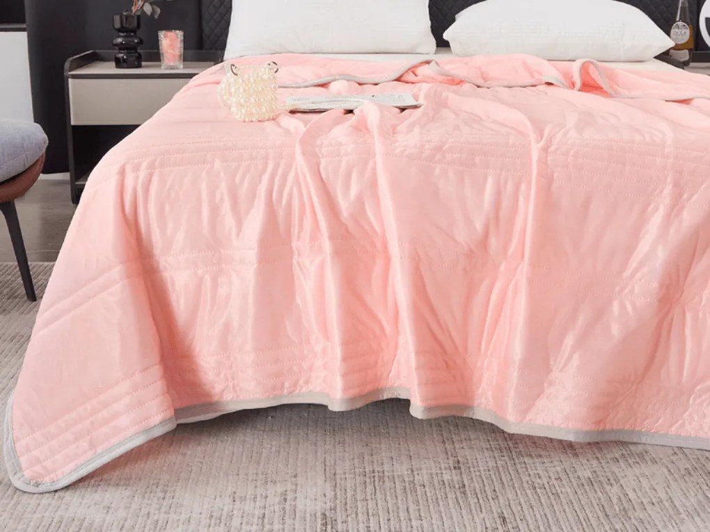 Pilota de vara racoritoare CELIA, somon Dimensiune: 200 x 220 cm