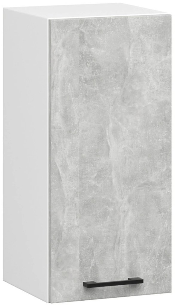 Dulap superior de bucătărie Ozara W30 H581 (alb + beton). 1071170