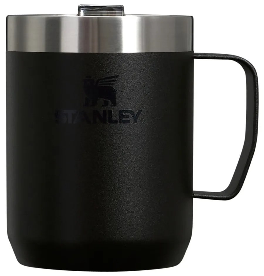 Cană termos neagră din oțel inoxidabil 230 ml Stay-Hot Camp Mug Black – Stanley