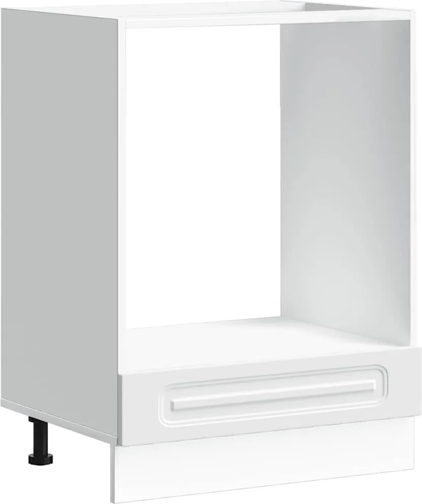 vidaXL Dulap pentru cuptor „Kalmar” din lemn prelucrat alb