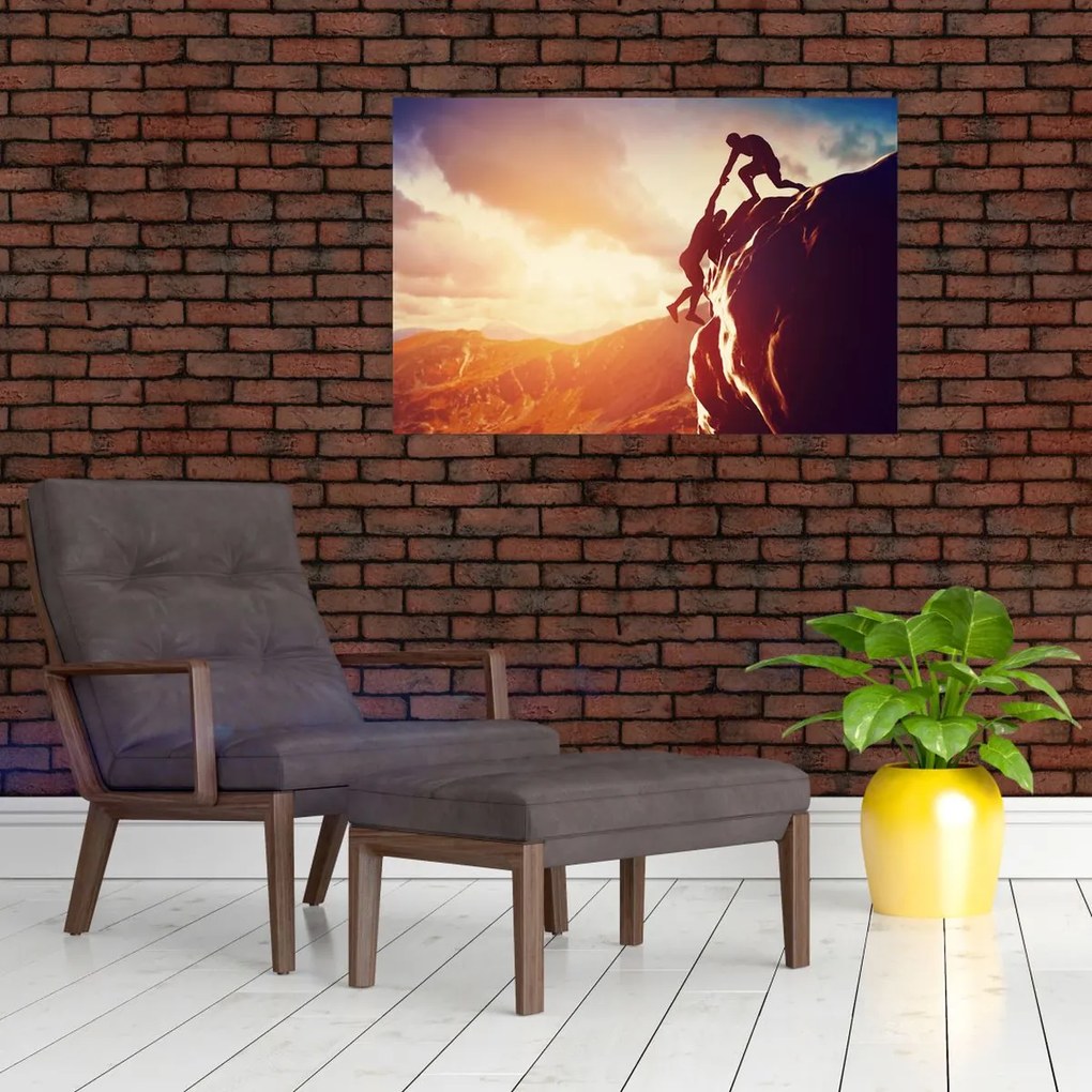 Tablou - Alpiniști (90x60 cm)