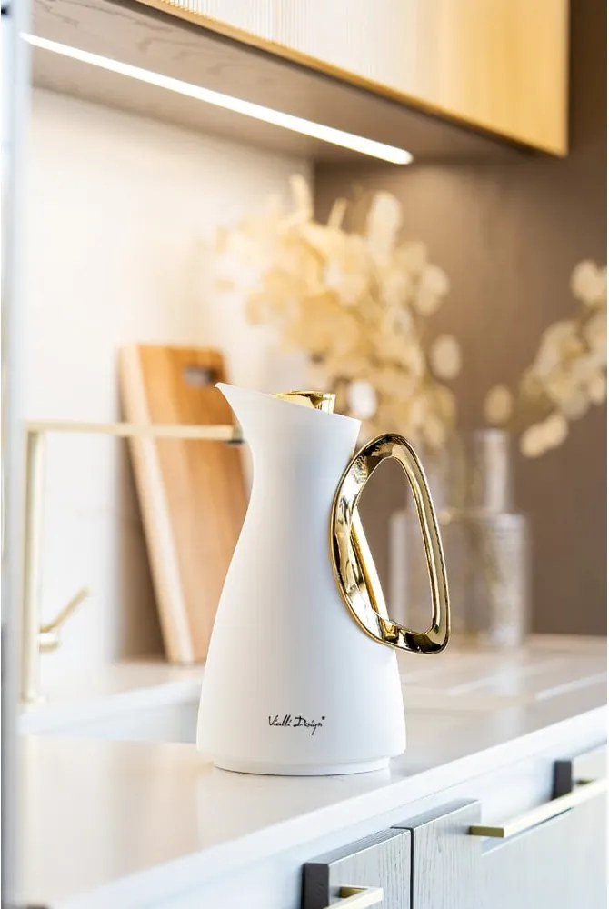 Termos alb/auriu 1 l Alessia – Vialli Design