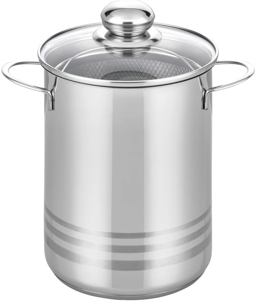 Elo 22616 Basic Vas de sparanghel din oțelinoxidabil Brillant 16 cm, 4 l